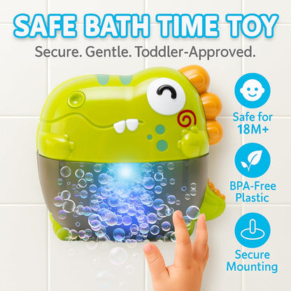 Bath Bubble Machine - Bubble Bath Maker with Lights & Music - Baby Bath Toys Bubble Maker for