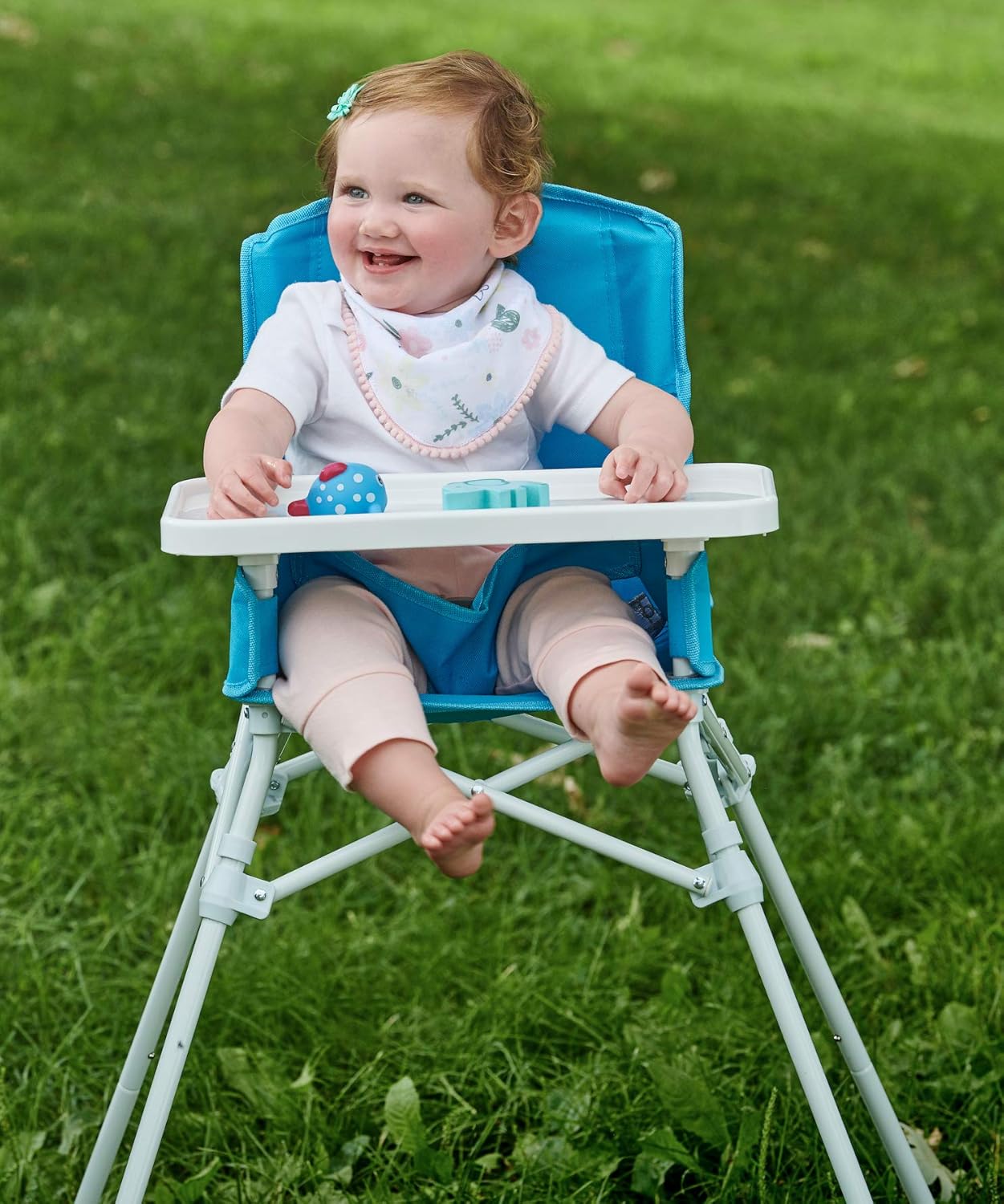 Regalo My High Chair Portable Travel Fold & Go Highchair, Indoor and Outdoor, Bonus Kit, Includes