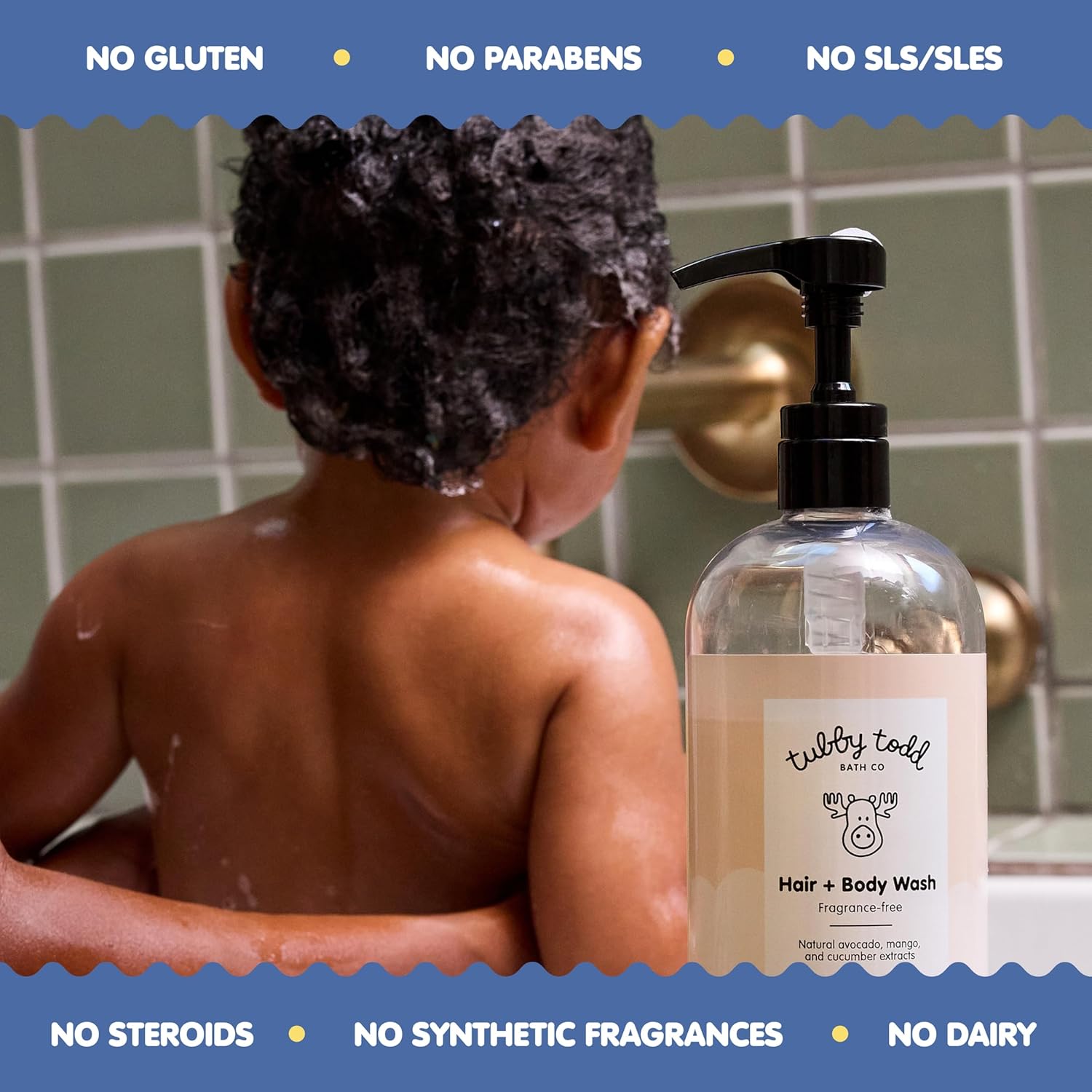 TUBBY TODD's Baby Body Wash & All Over Ointment Eczema Set - Gentle, Hypoallergenic Skincare for