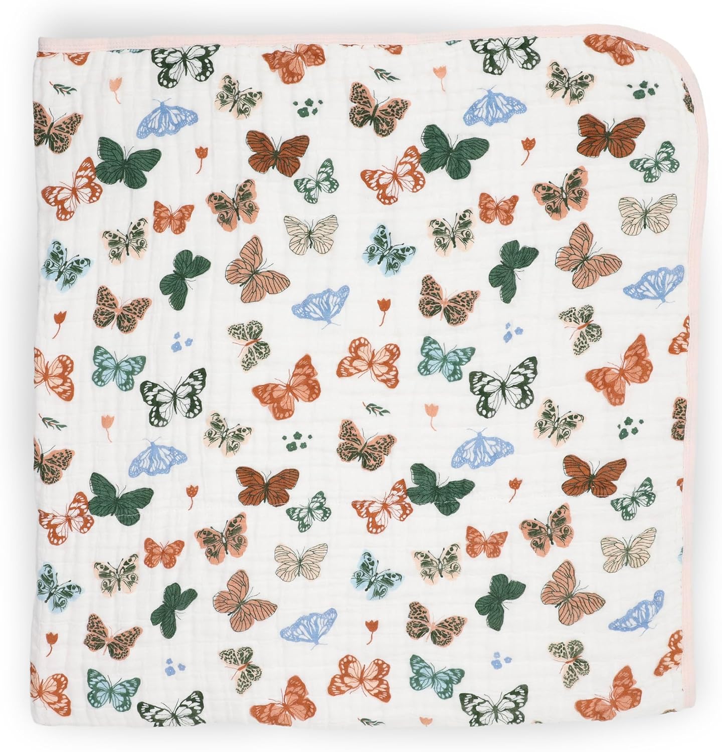 Little Unicorn Original Premium Cotton Quilt | Multi-Layered & Extra-Soft Muslin Fabric |for Babies
