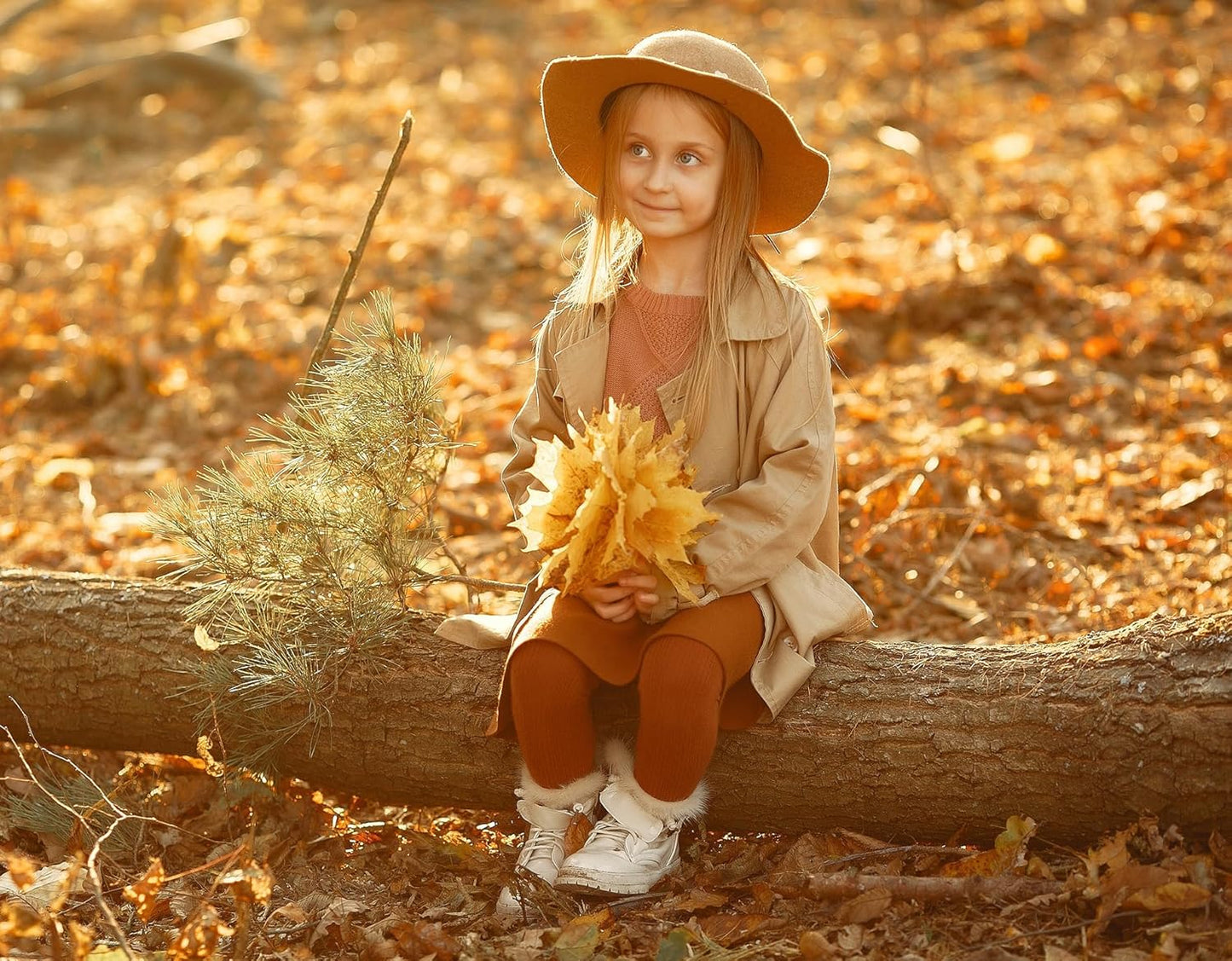 CHUNG Toddler Little Girls Cotton Tights Footed Thick Winter Cable Knit Legging Pantyhose Stocking