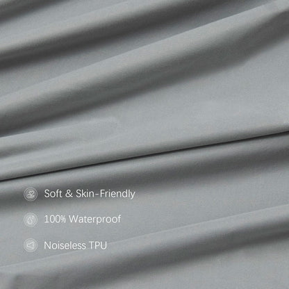 Biloban Mini Crib Sheets Fitted Waterproof 38'' x 24'', 2 Pack Mattress Protector Cover Fits for Dream on Me/Newton Mini Crib Mattress, Portable Sheet for Boys & Girl