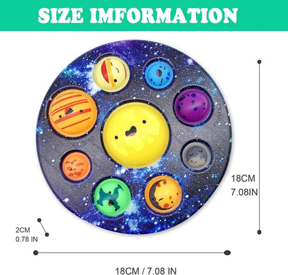 Eight Planet Cave Bubble Push Sensory Fidget Toy, Galaxy Cave Digits Fidget Toys, Autistic Adults