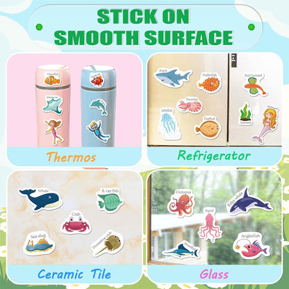 Reusable Sticker Books for Toddlers 1-3, Sticker Book for Toddlers 2-4 Years, Toddler Travel Essential in The Car/Train/Plane