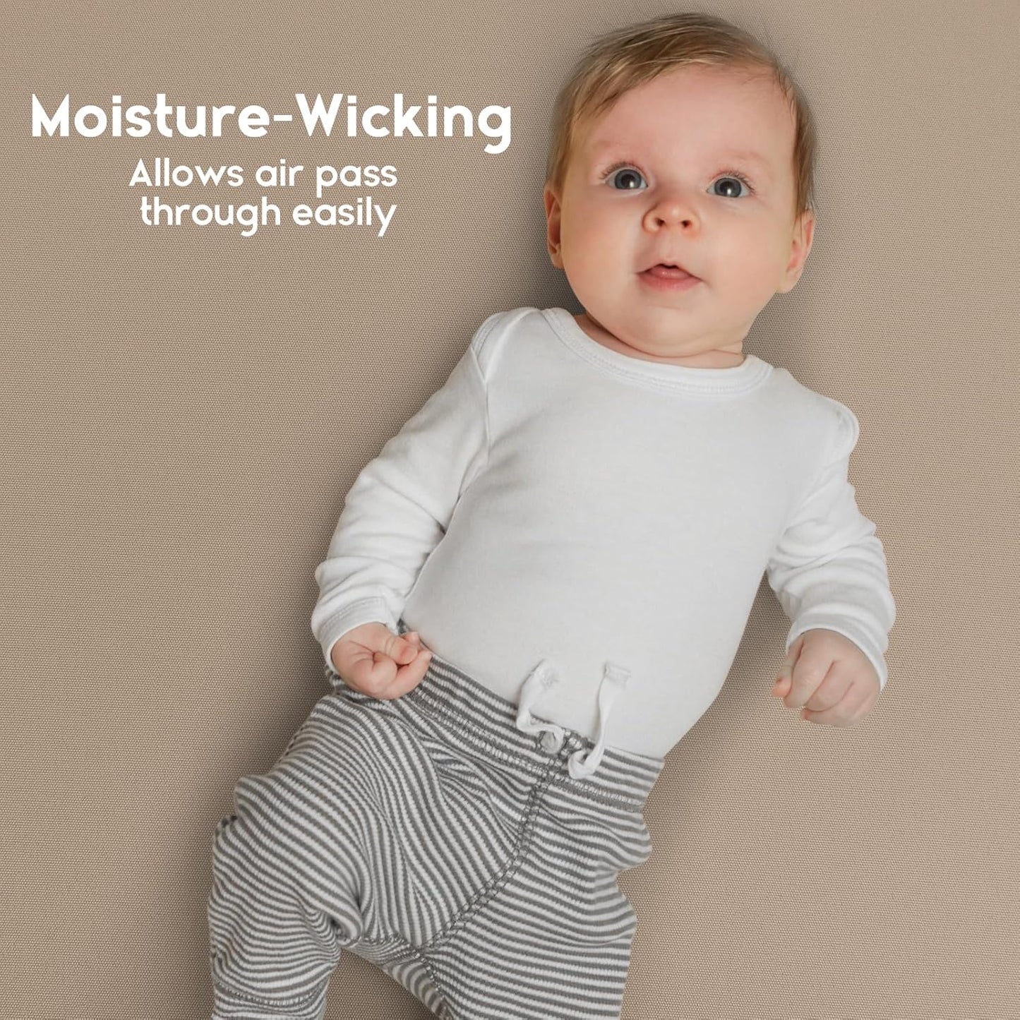 Yoofoss Pack and Play Sheets Fitted, Mini Crib Sheets 2-Pack for Pack N Play Mattress, Stretchy