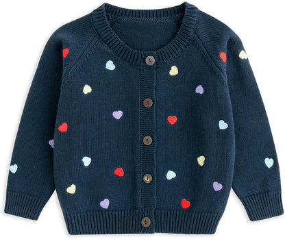 Simplee kids Baby Sweater Animal Leopard Printed Baby Cardigan for Autumn Fall…