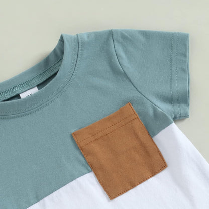 Mubineo Infant Toddler Baby Boy Summer T Shirt Shorts Outfits Short Sleeve Tee Tops Clothes Set