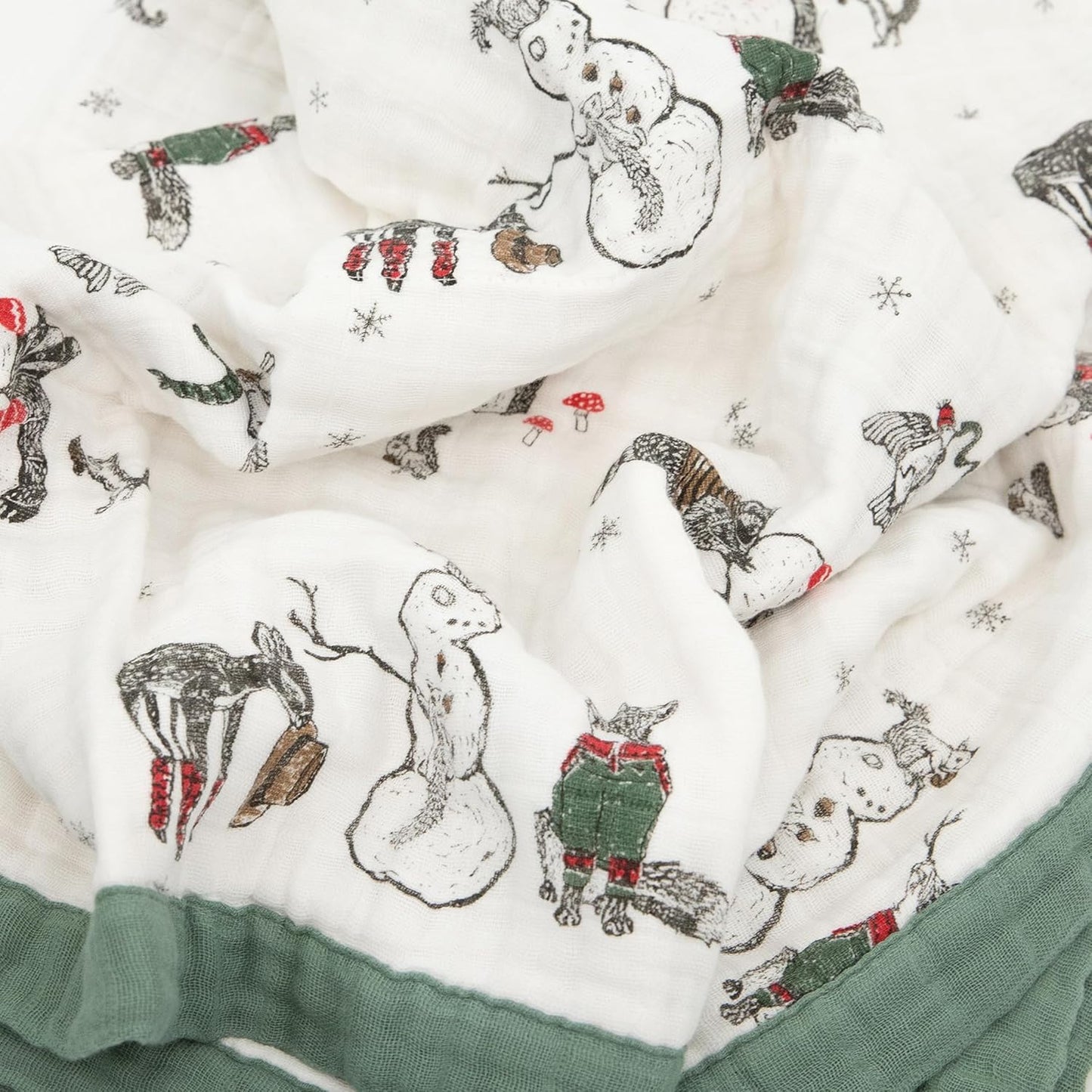 Little Unicorn Premium Quilted Throw | Super Soft, Multi-Layered Muslin XL Blanket| Great for Kids