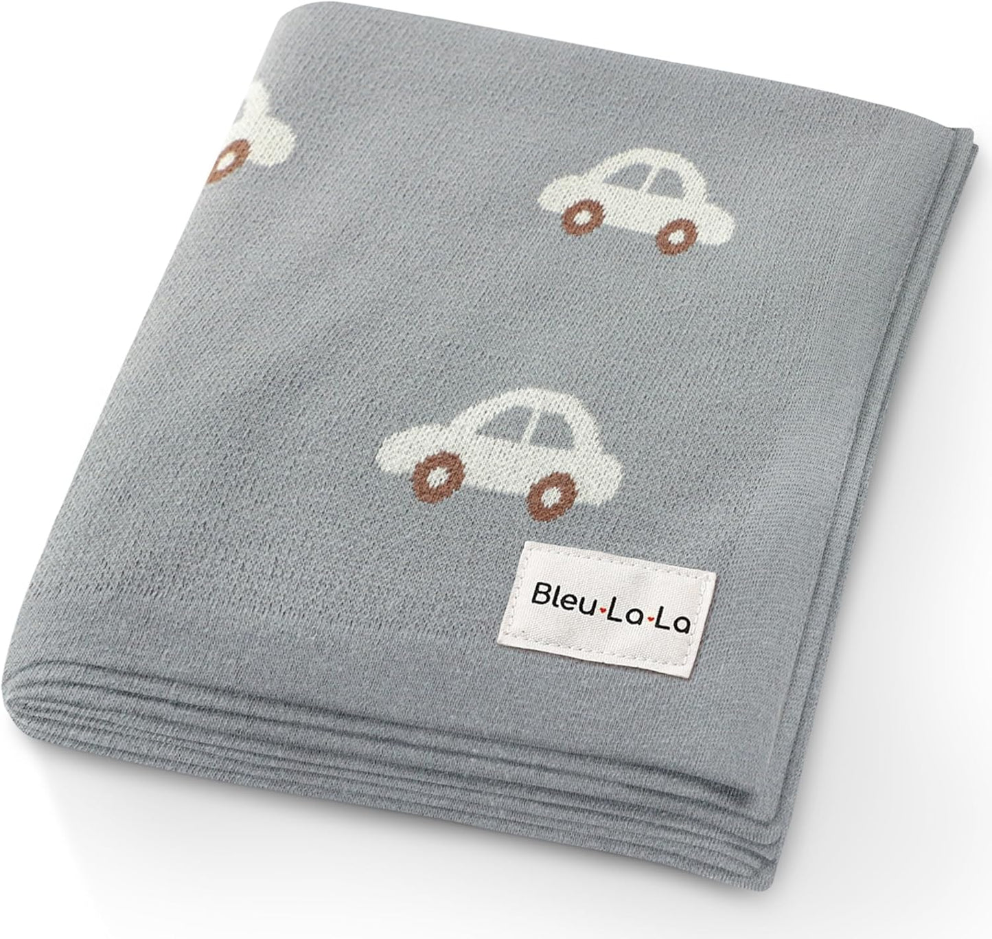 Baby Swaddle Blanket for Boys - 100% Oeko Tex Certified Natural Cotton Buttery Soft Cozy Receiving