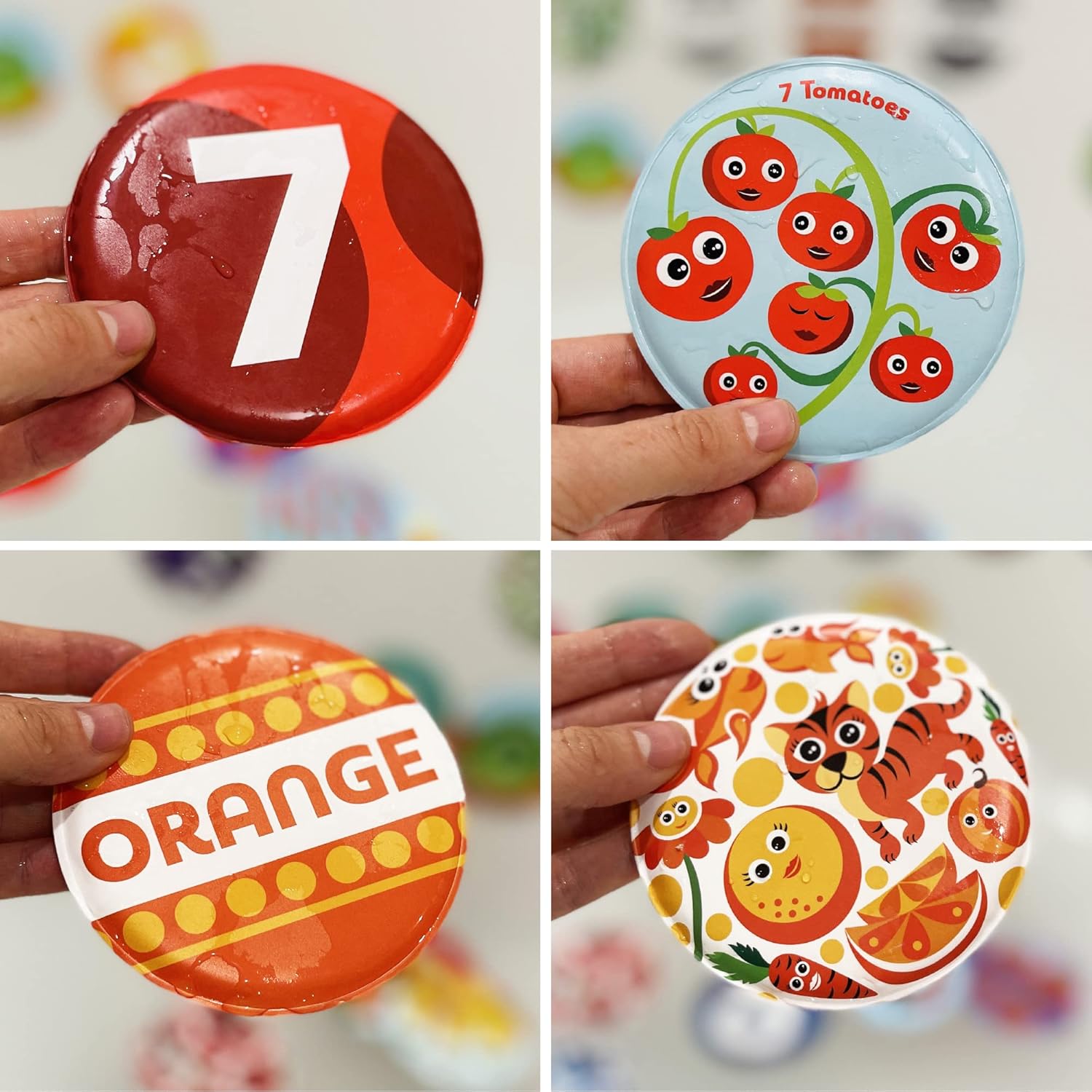 Floating Baby Flash Cards for Bathtub - Learn Numbers, Counting and Colors - Educational Bath Toys