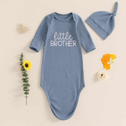Newborn Boy Girl Coming Home Outfit Baby Infant Sleeper Gown Nightgown Outfits Cute Fall Winter