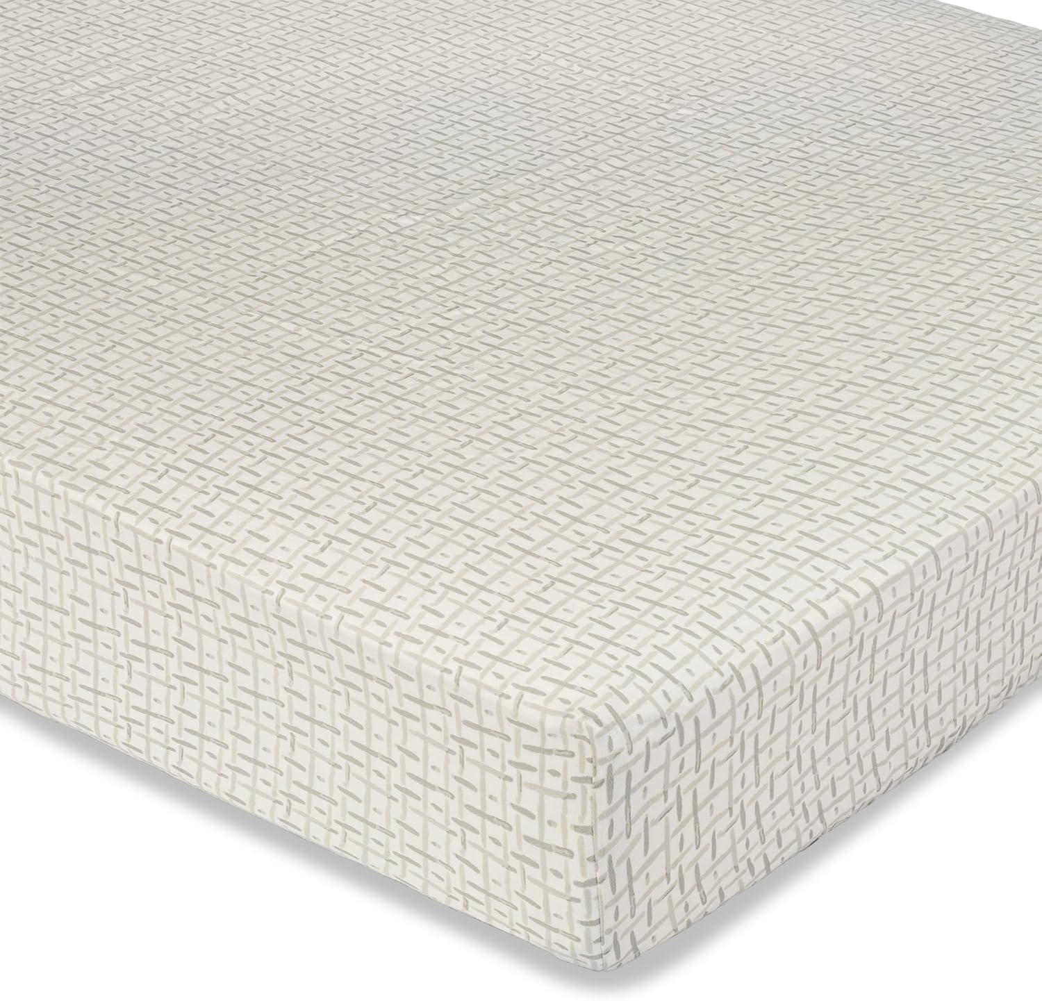 Crane Baby Crib Sheet, Neutral Hashtag Crib Sheets & Toddler Sheets, 100% Cotton Crib Sheets for