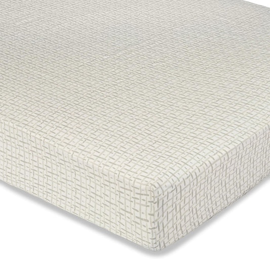 Crane Baby Crib Sheet, Neutral Hashtag Crib Sheets & Toddler Sheets, 100% Cotton Crib Sheets for