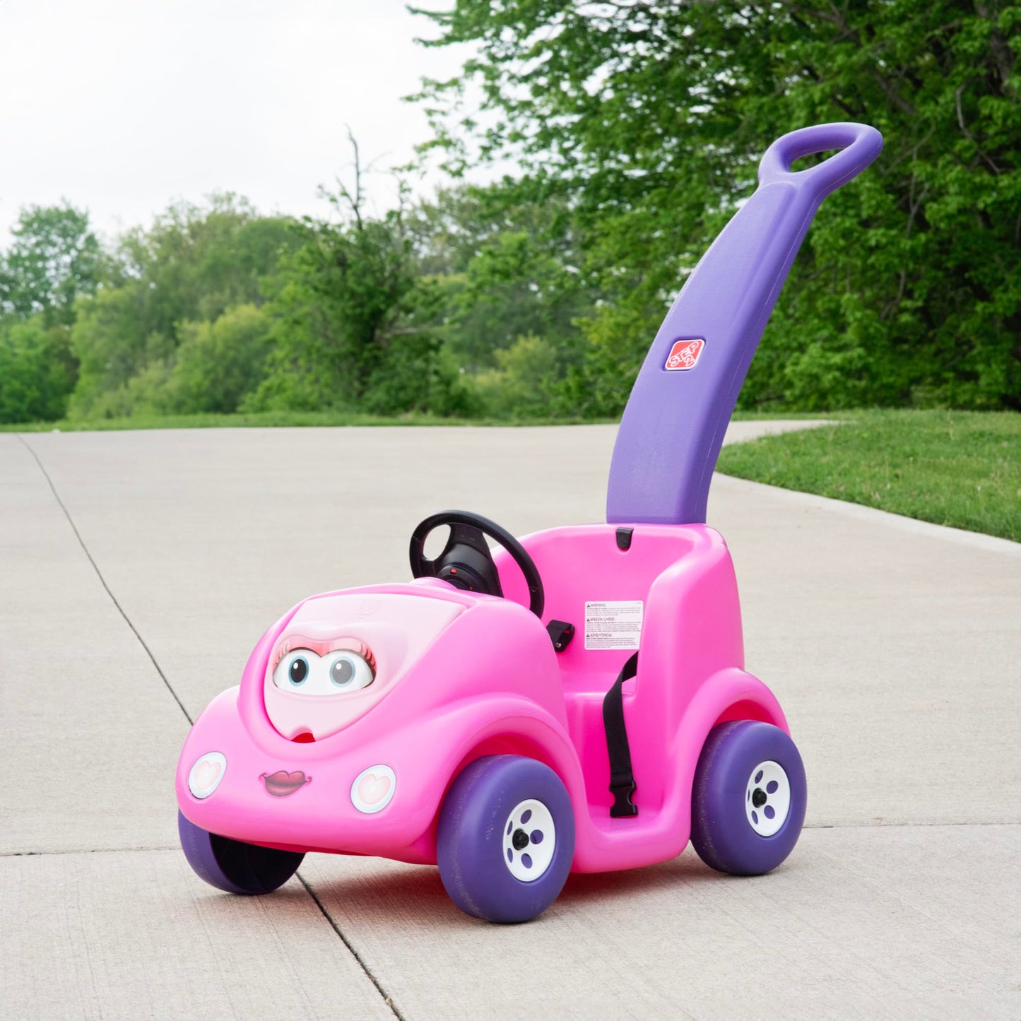 Step2 Push Around Buggy Kids Push Car, Ride On Toy, Stroller Substitute, Includes Seat Belt & Horn