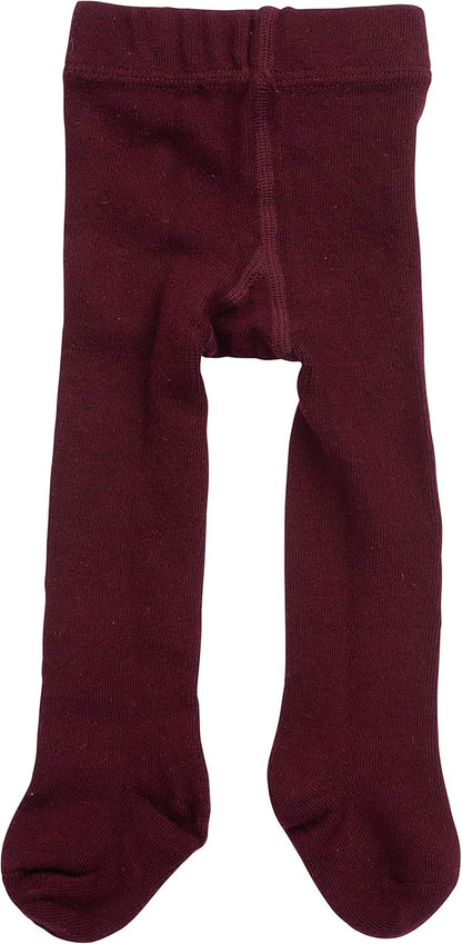 Silky Toes Luxurious Cotton Tights for Baby Girls 1 Pk Cable Knit Winter Footed Leggings