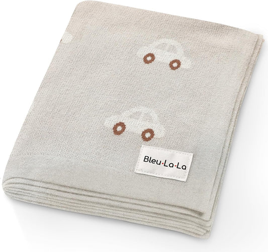 Baby Receiving Blanket for Boys 100% Cotton Buttery Soft Cozy Receiving Swaddle Crib Stroller