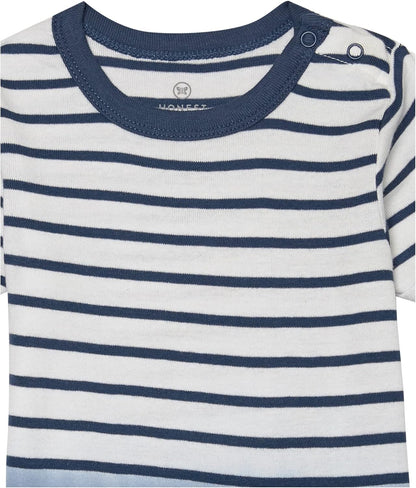 HonestBaby Short Sleeve and Tank Romper 100% Organic Cotton for Infant Baby and Toddler Boys
