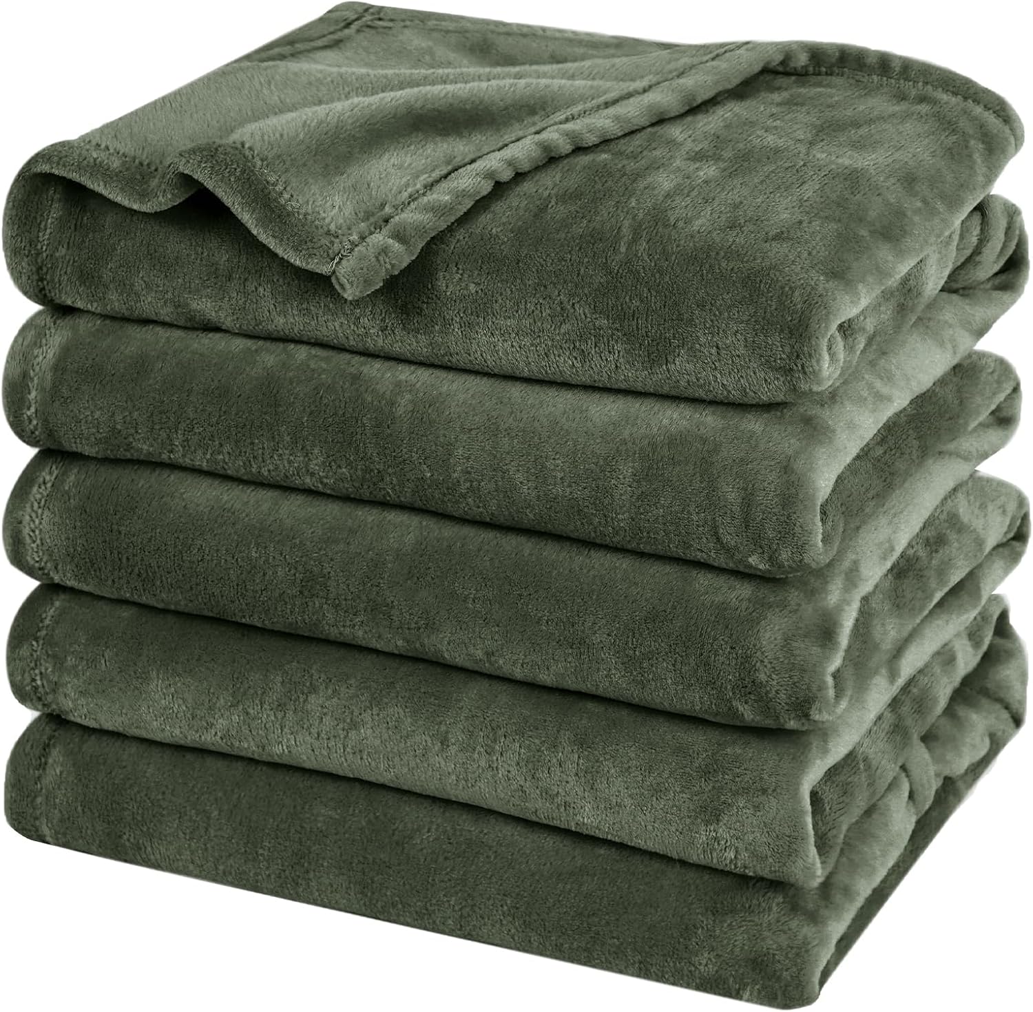 PHF Oversized King Fleece Blanket 120"x120", No Shed No Pilling Big Soft Blanket, Extra Large 10'x