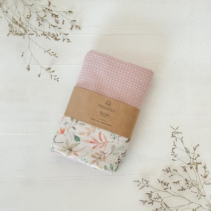 Personalized Baby Blanket with Name – Handmade 100% Organic Cotton Newborn Gift | Custom Knit