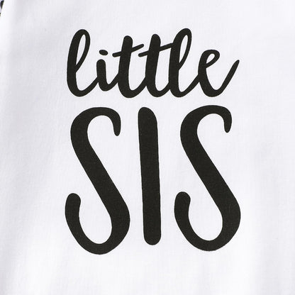 AMAWMW Newborn Baby Girl Little Sister Sleeper Gown Stripe Long Sleeve Nightgown Pajamas Gifts Stuff Essential Outfit
