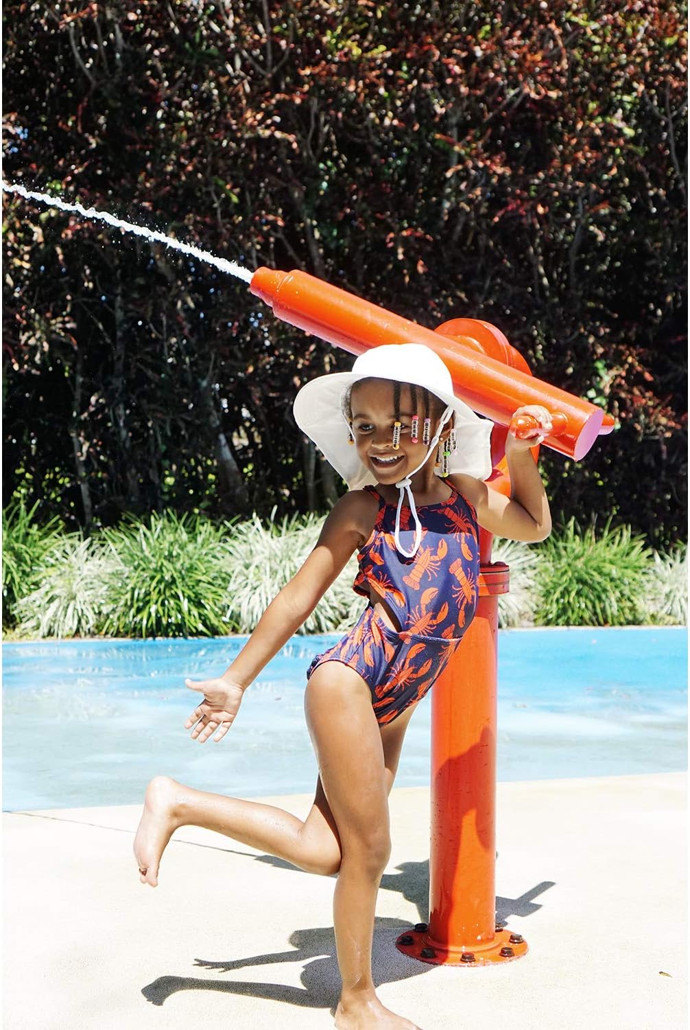 Zelda Matilda Sunhat Infant Toddler & Kids Summer Water Flap Baby Swim hat UPF 50 Boy & Girl Beach