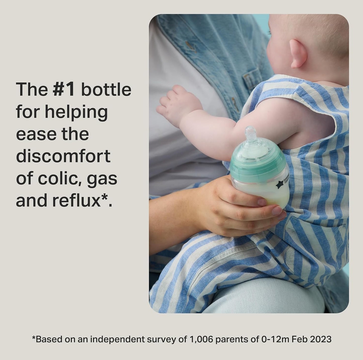 Tommee Tippee Advanced Anti-Colic 5 oz BPA Free Baby Bottles, Newborn 0+ Months, Slow Flow