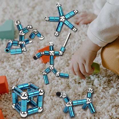 Fidget Pen,Magnetic Pen， Decompression Magnetic Fidget Toy Pen, Magnet Pen Fidget Toy Relieve Pressure Novel Toy Gifts for Kids or Friends! (Blue)