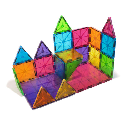 MAGNA-TILES Classic 32-Piece Magnetic Construction Set, The Original Magnetic Building Brand