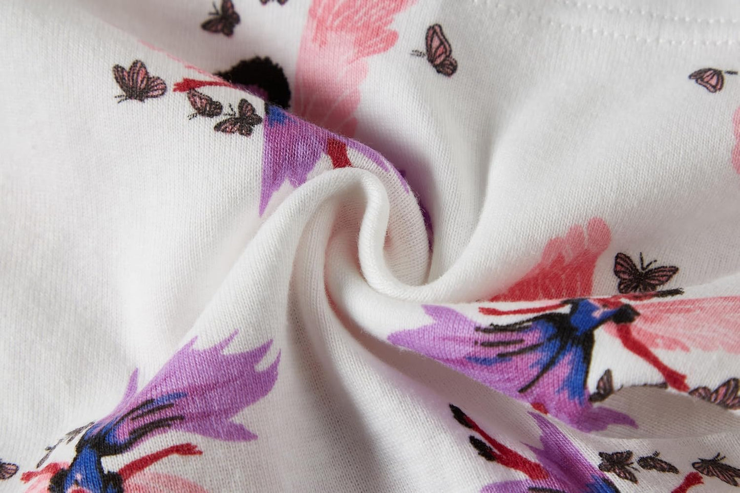 Cadidi Dinos Little Girls' Soft Cotton Underwear Kids Cool Breathable Comfort Panty Briefs Toddler Undies(Pack of 6)