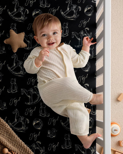Yoofoss Baby Pack and Play Sheets 2 Pack for Boys and Girls - 38x26 Mini Crib Sheets Fitted Neutral