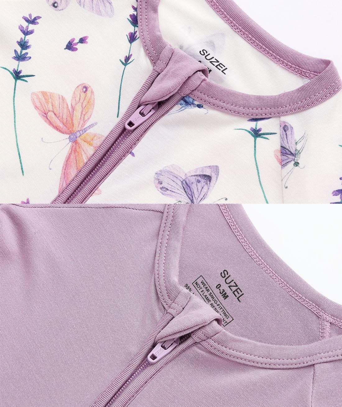 Baby Viscose from Bamboo Footless Pajamas Boys Girls Zippy Pjs Sleep 'N Play Romper - 0-24 Months