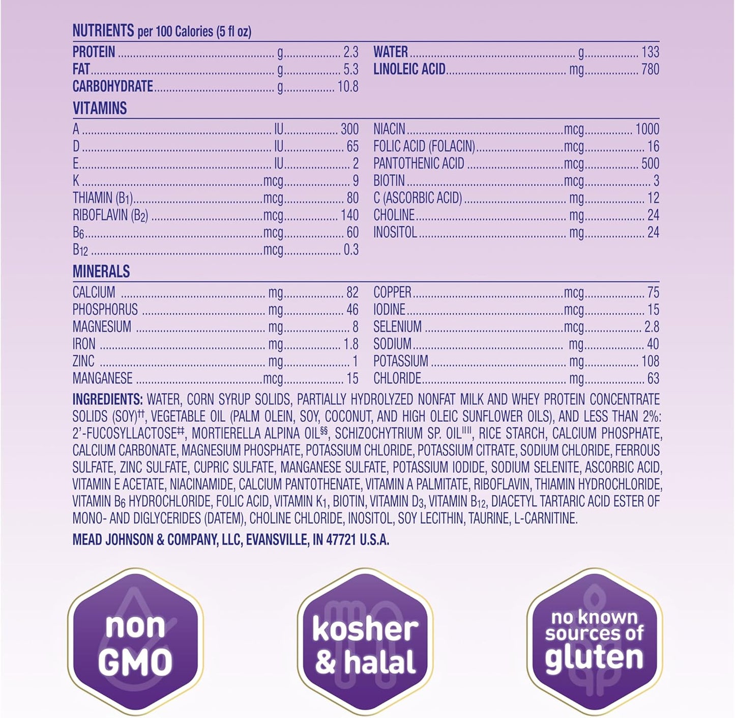 Enfamil NeuroPro Gentlease Baby Formula, Infant Formula Nutrition, Brain and Immune Support with