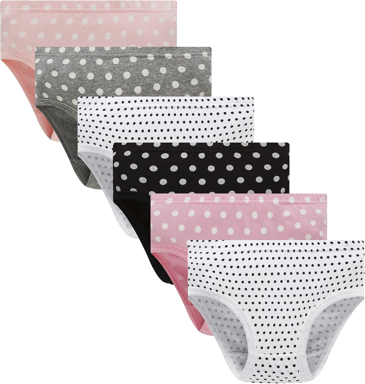 Barara King Little Girls' Soft Cotton Underwear Toddler Undies Kids panties