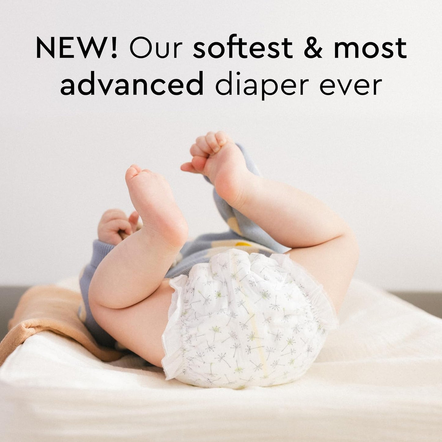 Baby Diapers - Size 6 (29+ lbs), Monthly Supply (114 Count), Leak Protection, Skin-Friendly, Ultrasoft, Perfume- & Chlorine-Free, Hypoallergenic, Dermatologist Tested, Oeko-TEX®