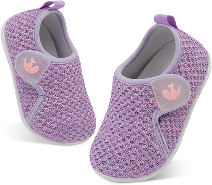 FEETCITY Toddler Walking Shoes Slip On Toddler Shoes Boys Girls Kids Sports Sneakers Casual School Shoes Barefoot Shoes