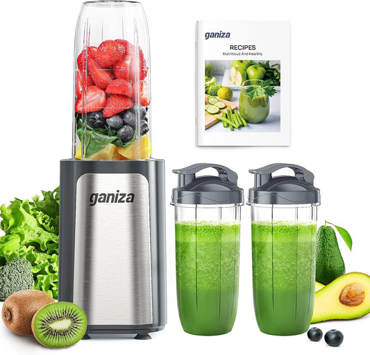 Ganiza Smoothie Blenders, 14Pcs Personal Blender for Shakes and Smoothies for Kitchen with 3