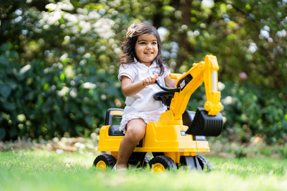 Best Ride On Cars CAT Excavator Push Car – Licensed Caterpillar Ride-On Digger Toy for Kids with