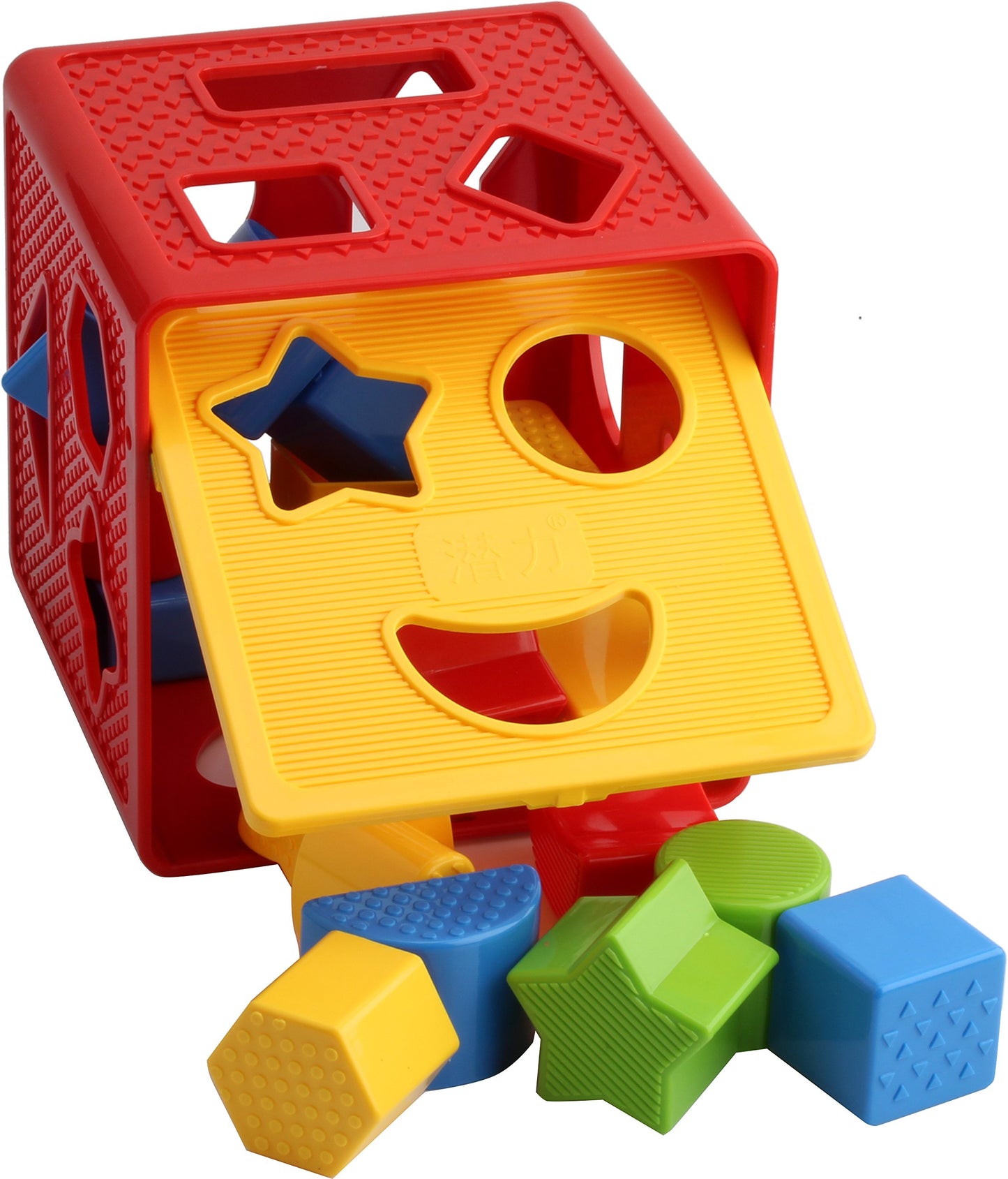 Play22 Baby Blocks Shape Sorter Toy - Childrens Blocks Includes 18 Shapes - Learning Color