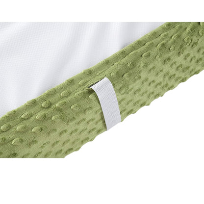 Baby Changing Pad Cover, Super Soft Plush Dot Diaper Changing Table Covers for Baby Girls and Boys, Ultra Comfortable, Safe for Babies, Fit 32"/34'' x 16" Pad (Sage)