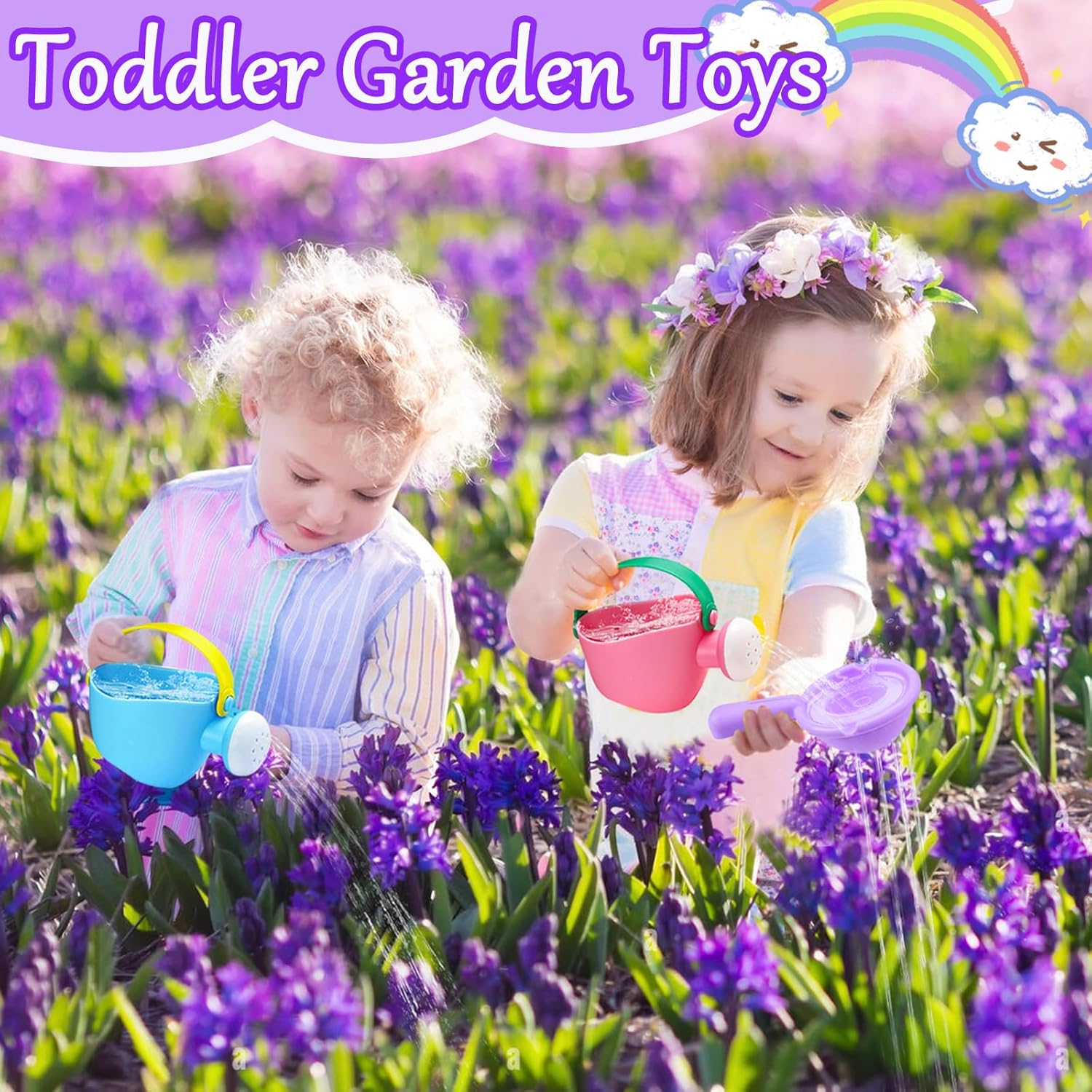 Baby Bath Toys for Kids Ages 1-3 3Pcs Toddler Bath Pool Toys for 1-3 2-4 Water Can Bathtub Pool