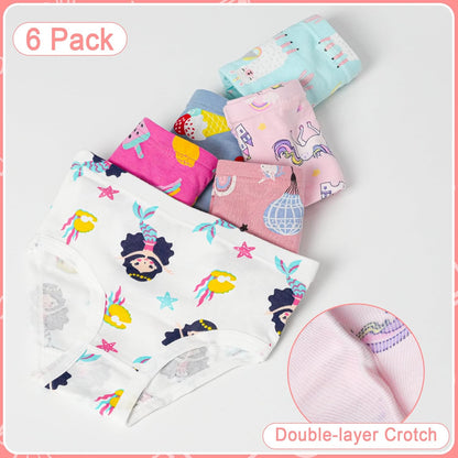 Tphon Little Girls Underwear Toddler Underwear Girls Panties Big Kids Undies Soft 100% Cotton