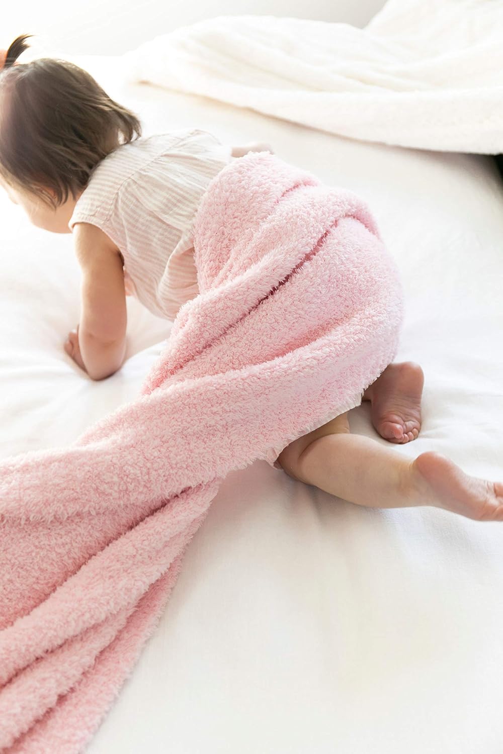 SARANONI Bamboni Luxury Baby Blanket | Plush Blanket for Infant Boys & Girls | Receiving Blanket