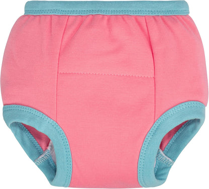 BIG ELEPHANT Toddler Training Pants, Soft Cotton Absorbent Training Underwear for Baby Boys & Girls