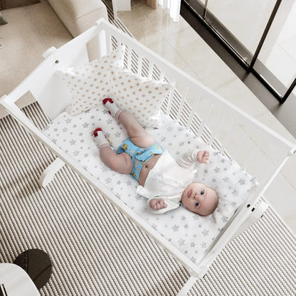 Bassinet Sheets Set 4 Pack for Baby Girl, Universal Fit for Oval, Hourglass and Rectangular