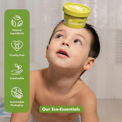 Tree Bottle Hydrolyzed Oat Protein + Aloe Vera Shampoo Bar for Kids – Gentle & Nourishing for