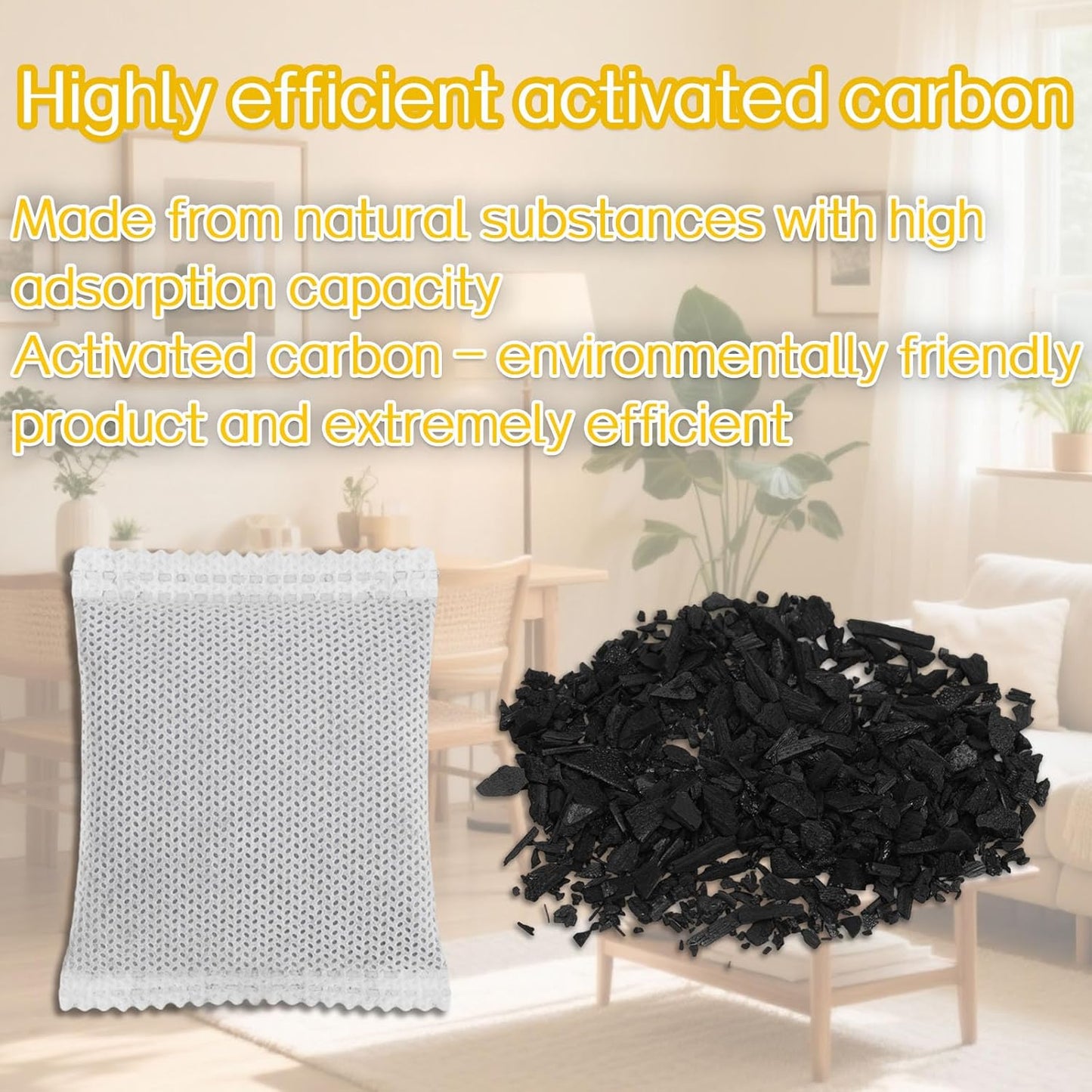 12pcs Carbon Filter Refills for Playtex, Activated Charcoal Odor Absorbing Deodorizer for Diaper Pail Systems Trash Cans Closets & Shoe Cabinets