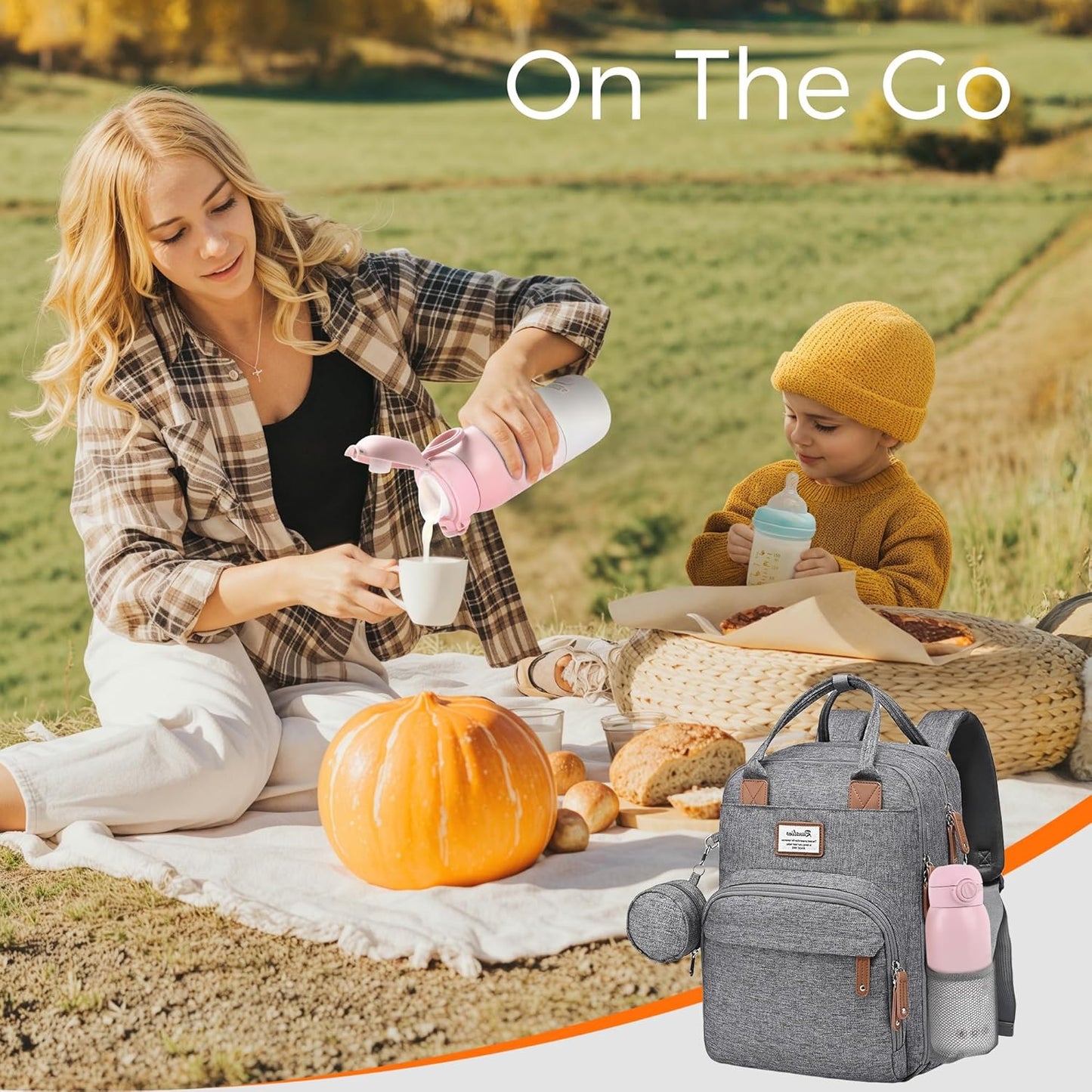 Portable Bottle Warmer for Travel, Dual Heating Modes for Breastmilk & Water, Portable Bottle Milk