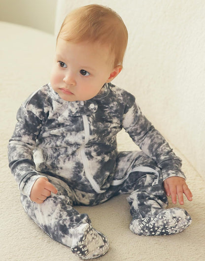 VAENAIT BABY Infant Toddler Boys Girls Footed Pajamas One-PIece Romper Sleep and Play 0M-2T