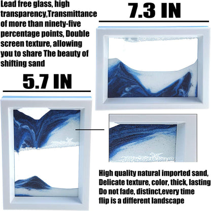 Liquid Motion Bubbler & Diamond Shaped Penguin Liquid Timer and Moving Sand Art Picture Pack of 3 Activity Calm Relaxing Desk Toys Voted Best Gift!