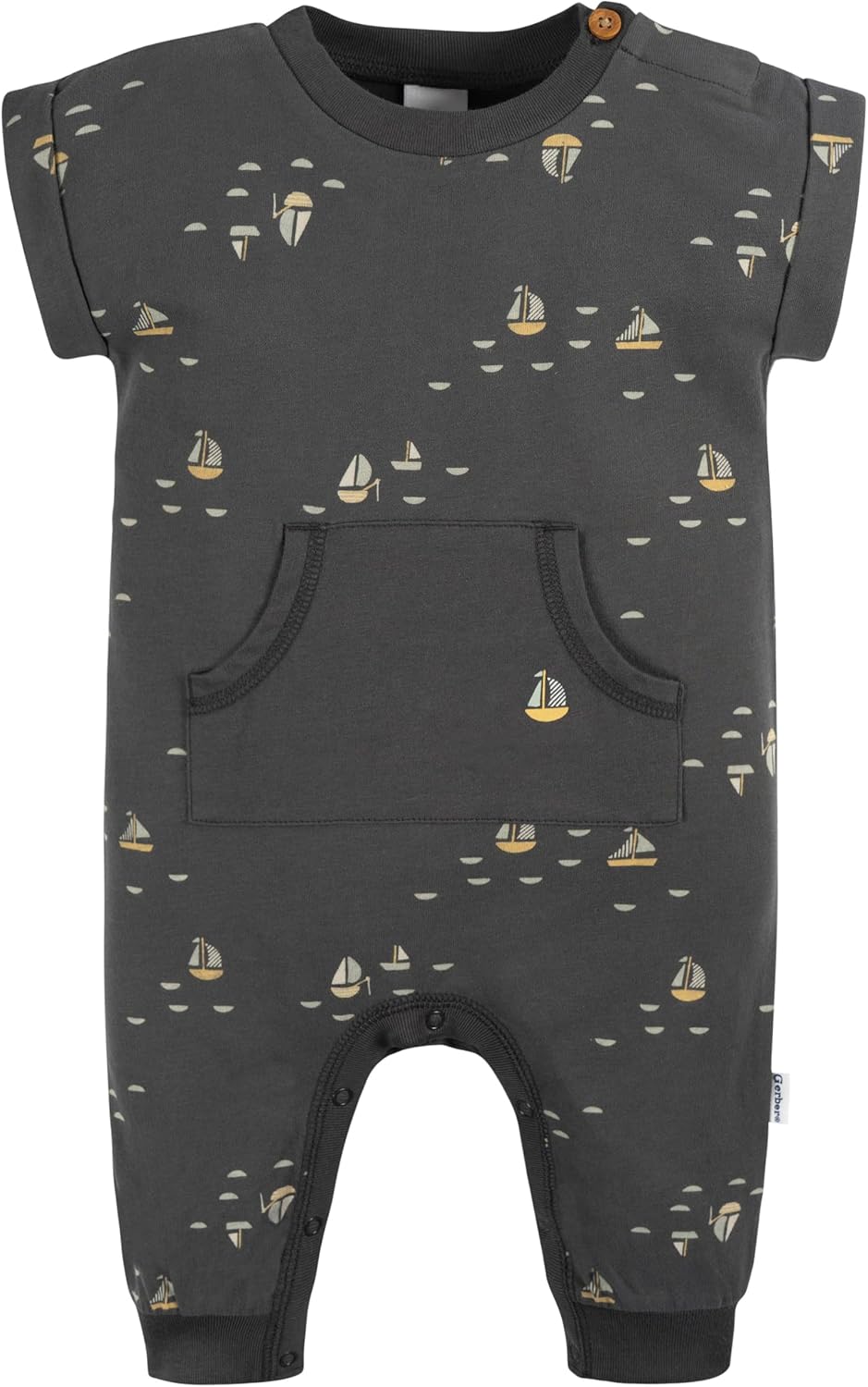 Gerber baby-boys Short Leg and Long Leg Romper Set